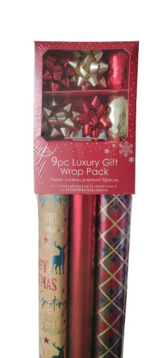 Picture of LUXURY WRAPPING PACK RED & GOLD